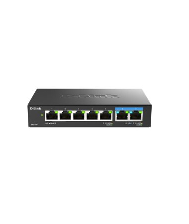 DMS-107/E D-Link network switch Unmanaged Gigabit Ethernet (10/100/1000) Black