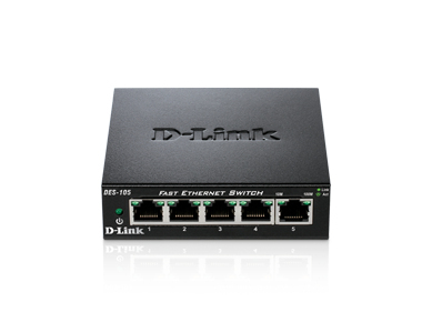DES-105 D-Link network switch Unmanaged Black