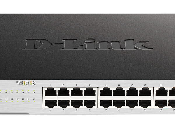 GO-SW-24G/E D-Link GO-SW-24G Unmanaged L2 Gigabit Ethernet (10/100/1000) 1U Black