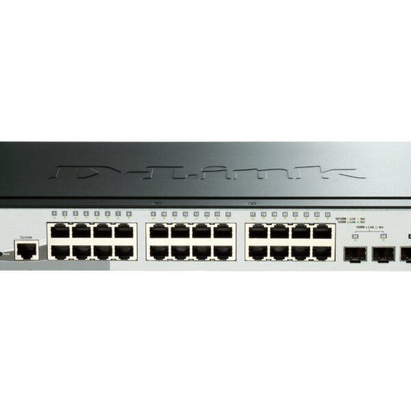 DGS-1510-28P D-Link network switch Managed L3 Gigabit Ethernet (10/100/1000) Power over Ethernet (PoE) Black