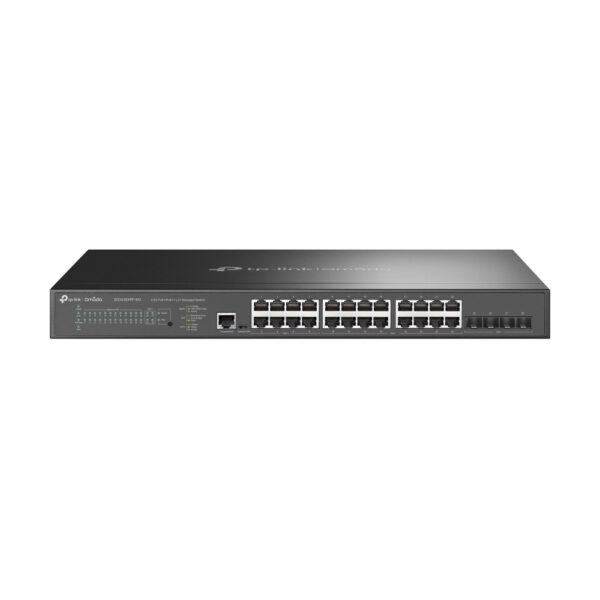 SG3428XPP-M2 TP-Link Omada 24-Port 2.5GBASE-T and 4-Port 10GE SFP+ L2+ Managed Switch with 16-Port PoE+ & 8-Port PoE++