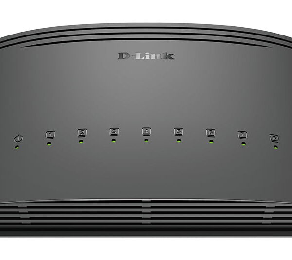 DGS-1008D/E D-Link network switch Unmanaged L2 Gigabit Ethernet (10/100/1000) Black