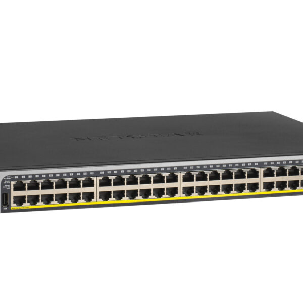 GS752TPP-100EUS NETGEAR GS752TPP Managed L2/L3/L4 Gigabit Ethernet (10/100/1000) Power over Ethernet (PoE) 1U Black