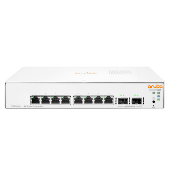 JL680A-OB HPE Aruba Instant On 1930 8G 2SFP Managed L2+ Gigabit Ethernet (10/100/1000) 1U