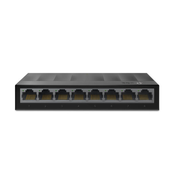 LS1008G TP-LINK network switch Unmanaged Gigabit Ethernet (10/100/1000) Black