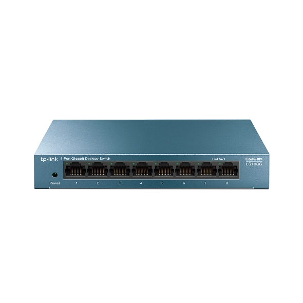 LS108G TP-LINK network switch Unmanaged Gigabit Ethernet (10/100/1000) Blue