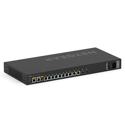 GSM4212P-100EUS Netgear M4250-10G2F Managed L2/L3 Gigabit Ethernet (10/100/1000) Power over Ethernet (PoE) 1U Black