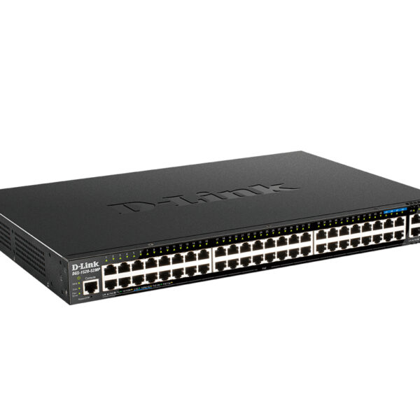 DGS-1520-52MP D-Link network switch Managed L3 10G Ethernet (100/1000/10000) Power over Ethernet (PoE) 1U Black