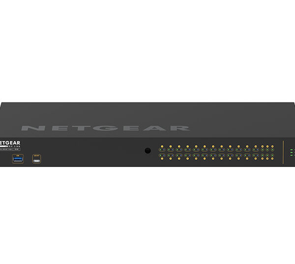 GSM4230P-100EUS Netgear network switch Managed Gigabit Ethernet (10/100/1000) Power over Ethernet (PoE) 1U Black