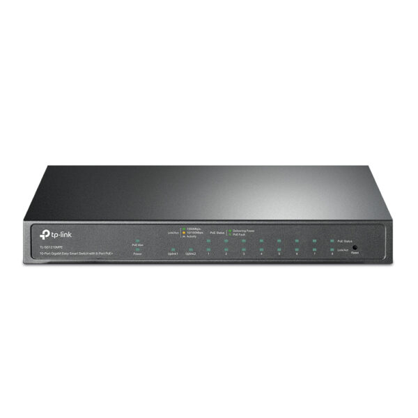 TL-SG1210MPE TP-LINK 10-Port Gigabit Easy Smart Switch with 8-Port PoE+