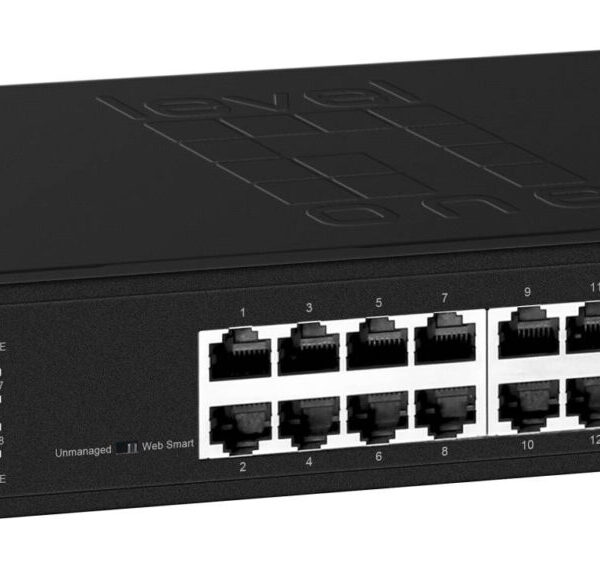 GEP-2841 LevelOne network switch Managed L2 Gigabit Ethernet (10/100/1000) Power over Ethernet (PoE) 1U Black